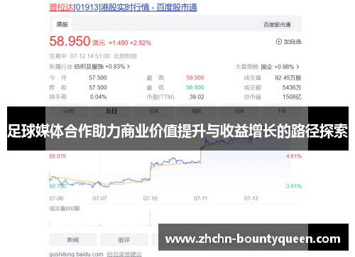 足球媒体合作助力商业价值提升与收益增长的路径探索