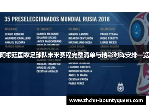 阿根廷国家足球队未来赛程完整清单与精彩对阵安排一览
